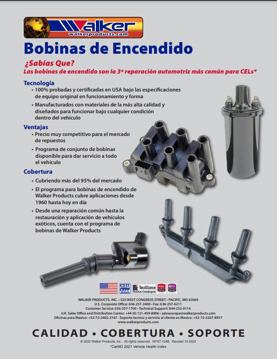 Bobina Encendido Ford F-150 1997-2010 Walker American